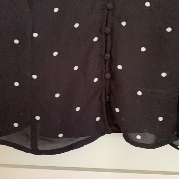 DYNAMITE ruffle sleeve top - Picture 4 of 4